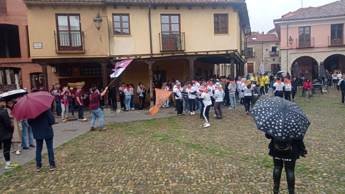 Festejos en la plaza del Grano.