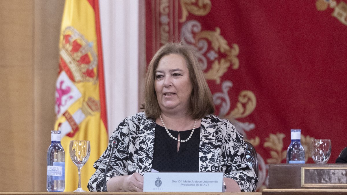 Maite Araluce es la presidenta de la AVT