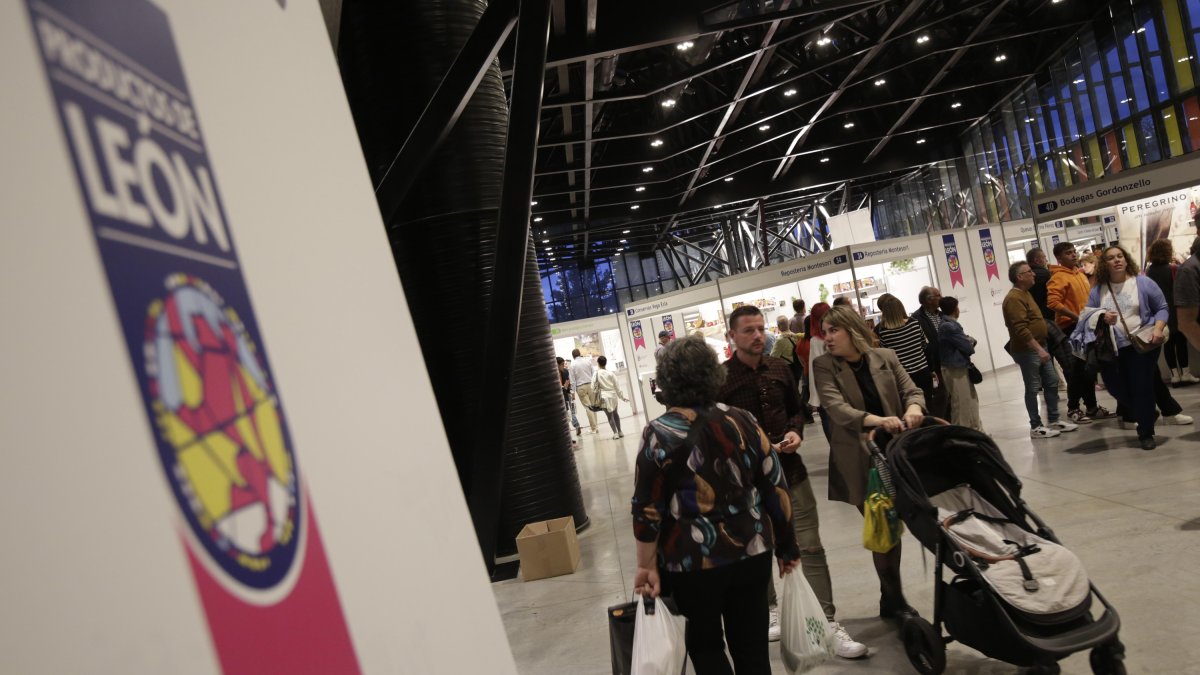 Una edición anterior de la Feria de Productos de León.