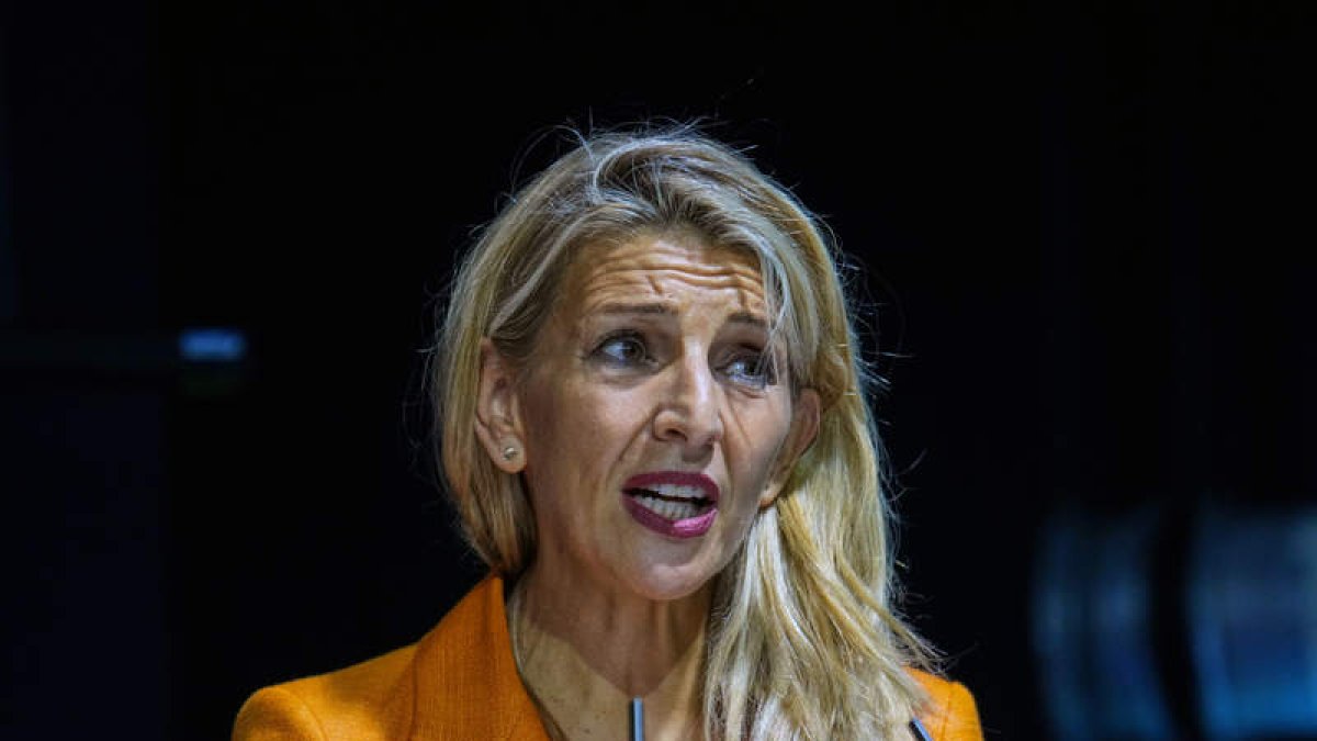 La vicepresidenta segunda y ministra de Empleo, Yolanda Díaz. ALEJANDRO GARCÍA