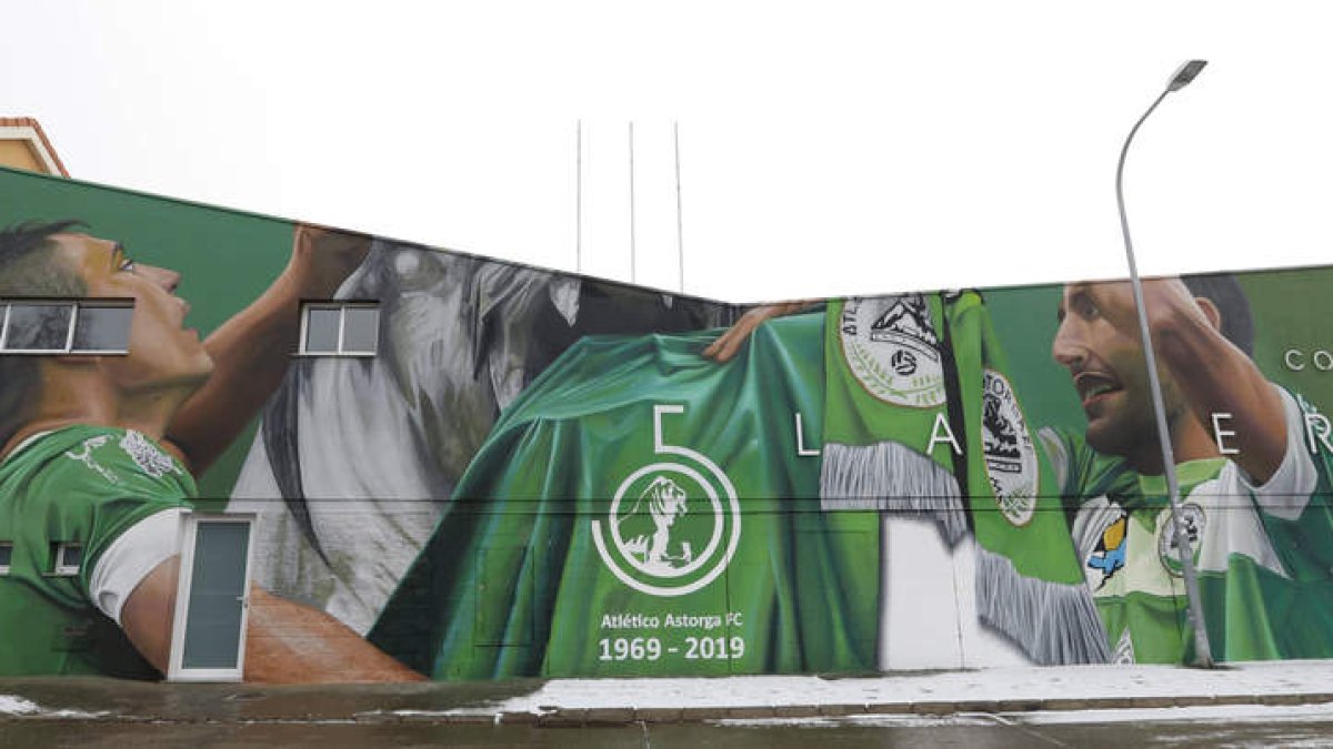 La Eragudina, donde el Astorga juega sus partidos como local.  MARCIANO