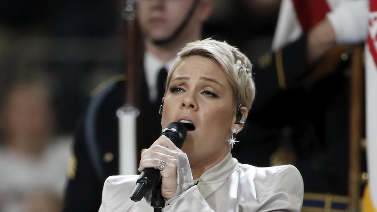 Imagen de archivo de la cantante estadounidense P!nk. EFE/EPA/TANNEN MAURY