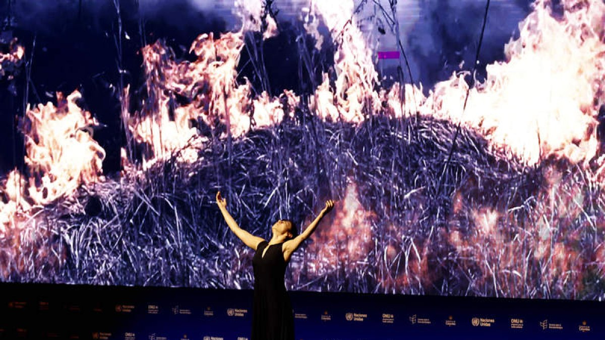 Jornada de inauguración de la COP16 que se celebra en Cali. MAURICIO DUEÑAS CASTAÑEDA