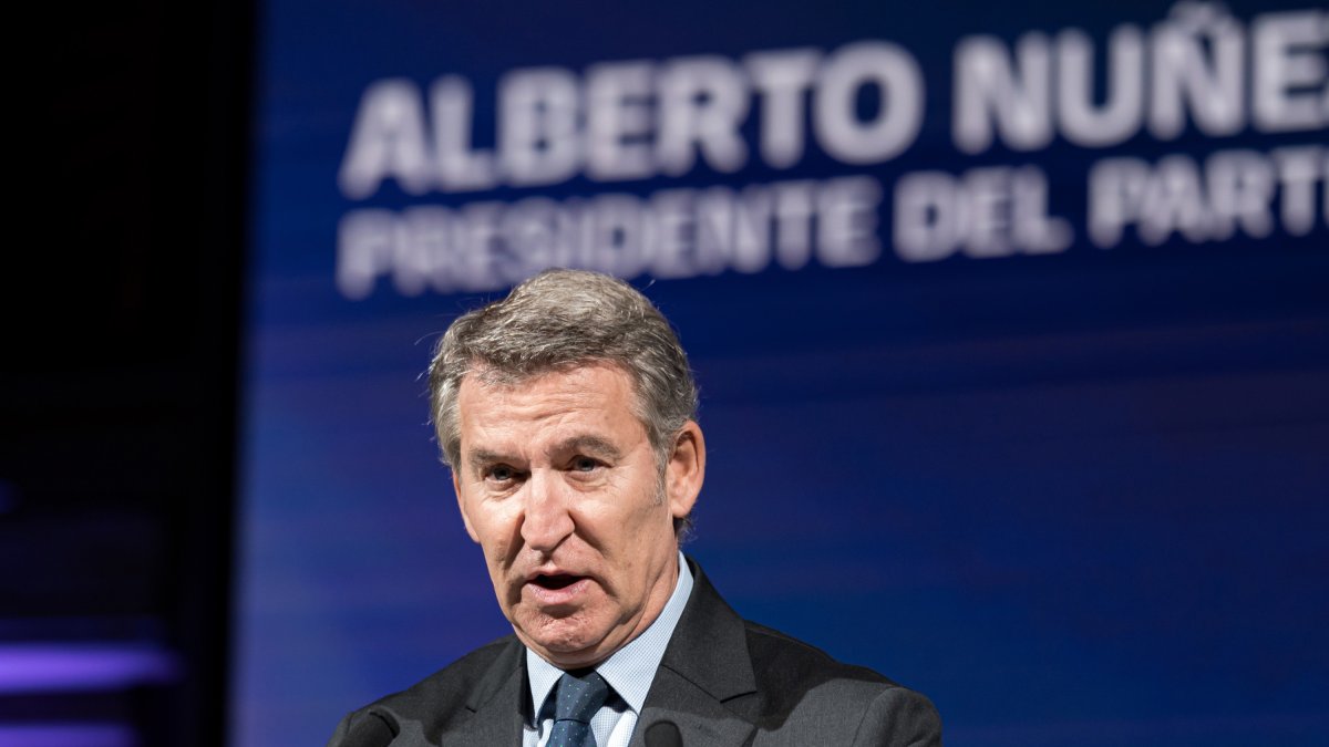 El presidente del Partido Popular, Alberto Núñez Feijóo.