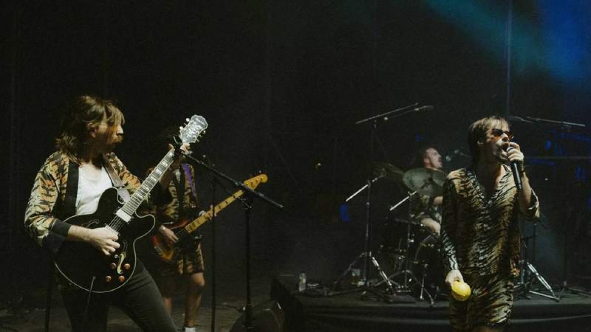 Los Bengala, durante una actuación.  WEB LOS BENGALA