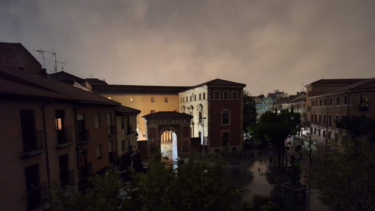 Vista de las inmediaciones de San isidoro el pasado 26 de septiembre.