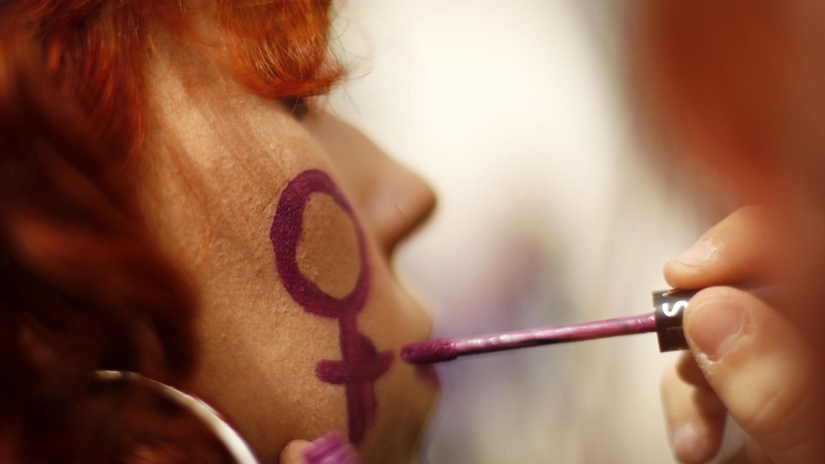 Manifestante feminista.
