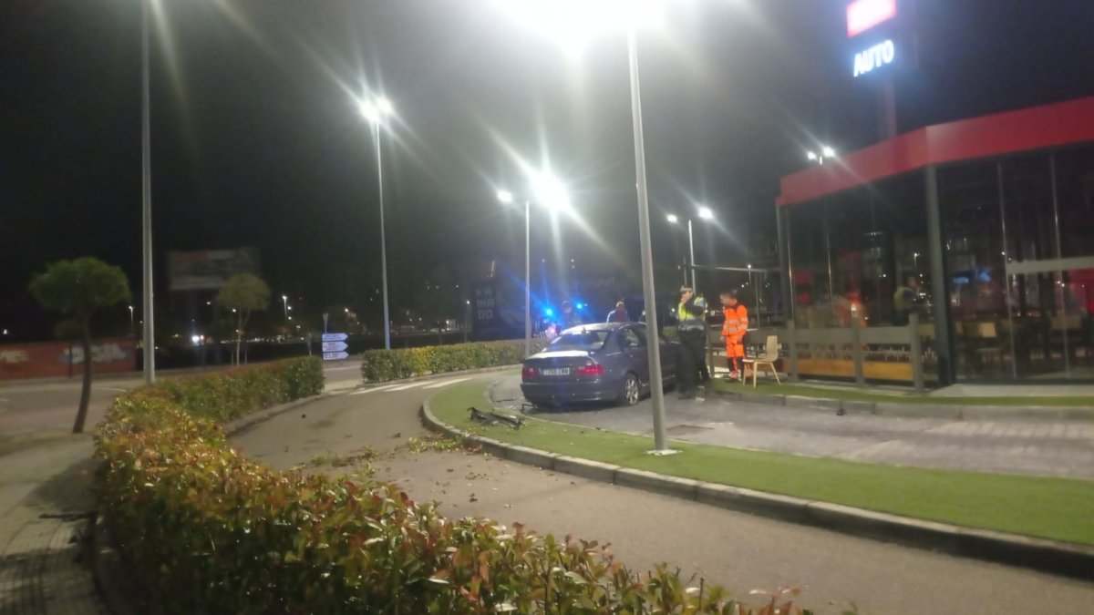 Imagen del accidente.