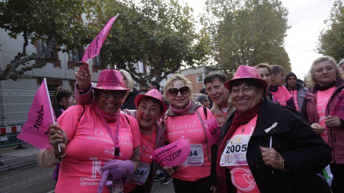 Mujeres en la décima Carrera de la Mujer de León, el año pasado.