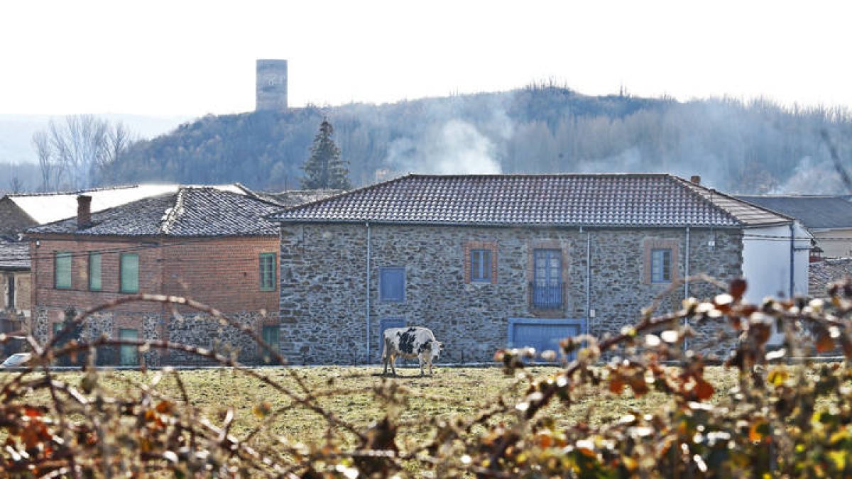 Imagen de la localidad de Santa María de Ordás.