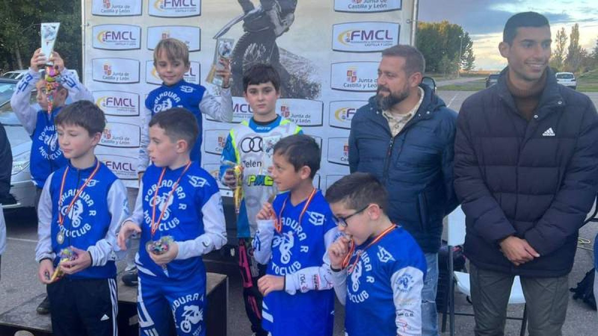 Cuadro de honor de la general en la categoría de TR B tras la prueba disputada en Valencia de Don Juan.  DL