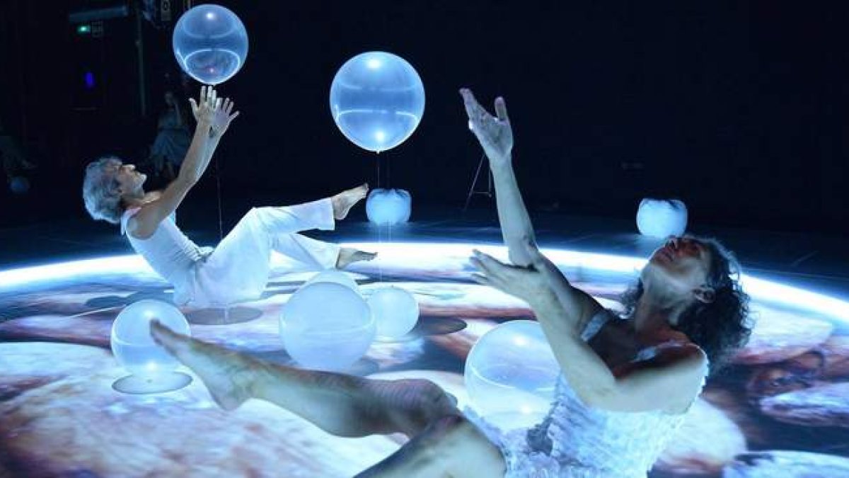 Una escena del espectáculo ‘Mímesis’, de la compañía asturiana Zig Zag Danza, que llega el domingo al Auditorio.  DL