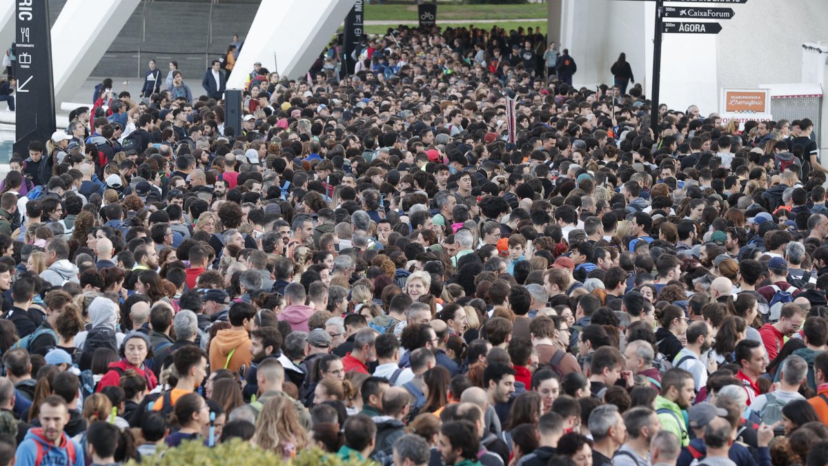 Miles de personas se han acercado este sábado hasta la Ciudad de las Artes y las Ciencias 