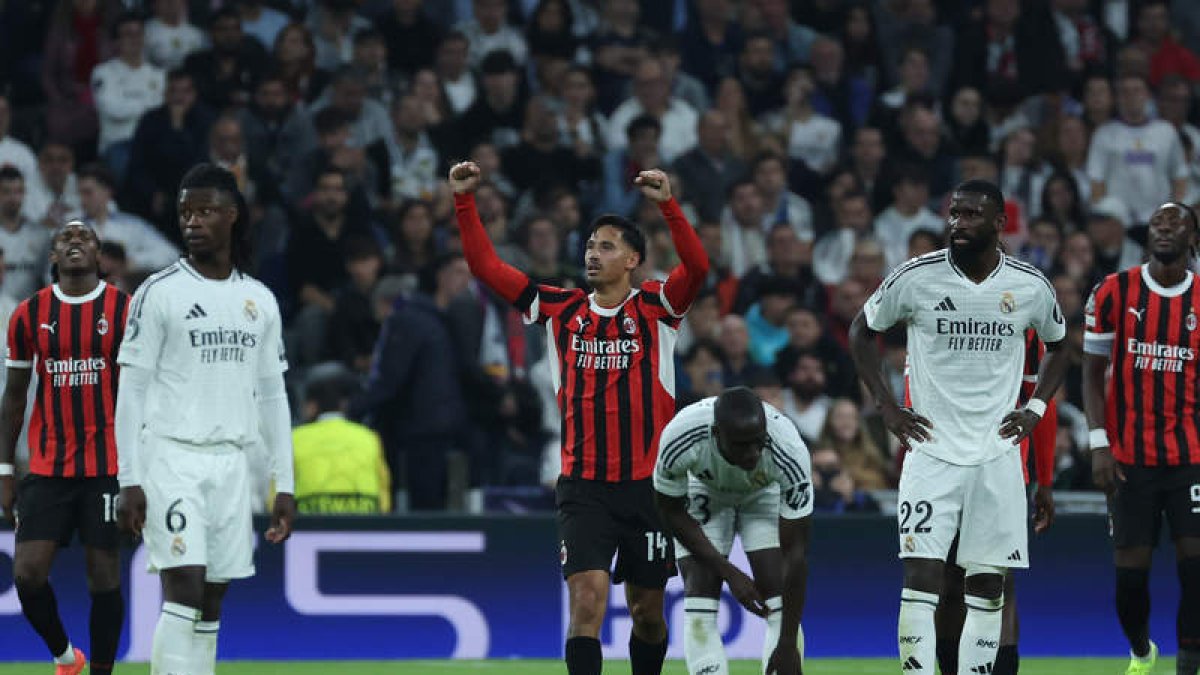 El Milan manejó al Madrid como quiso, se vino arriba en la segunda parte y ganó el partido. KIKO HUESCA