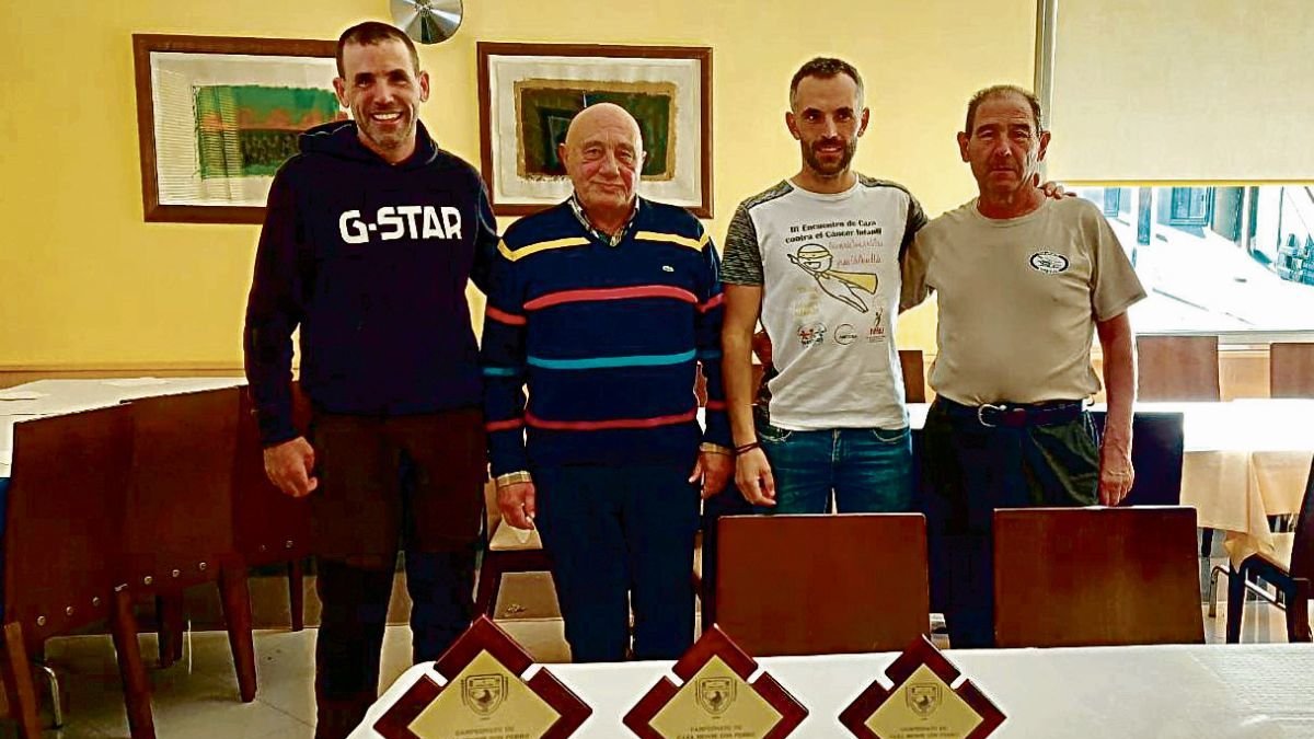 Raúl Marcos, Miguel Fierro, Carlos Bravo y Juan Carlos Domínguez, de izquierda a derecha. DL