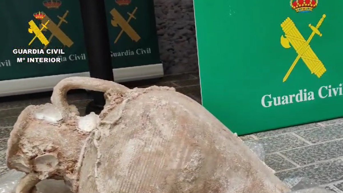 Una de las piezas recuperadas.