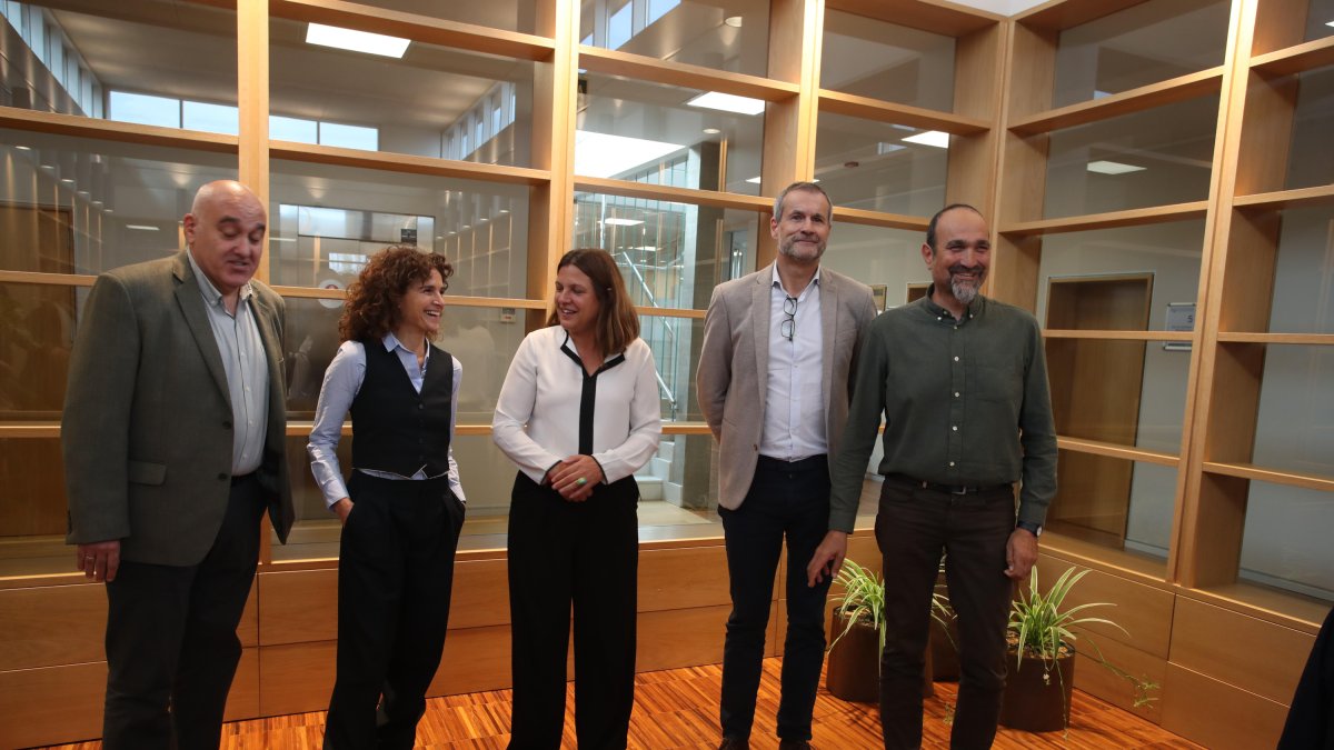 Javier Quiñones, Concepción Fernández, Yasodhara López, Alberto Gómez y Luis del Riego