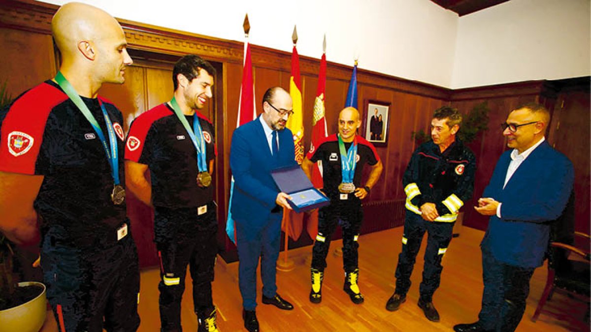 Tres bomberos del Ayuntamiento han participado en la décima edición de los European Police&Fire Games.