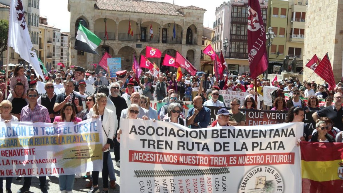 Movilización en Zamora por la Ruta de la Plata.