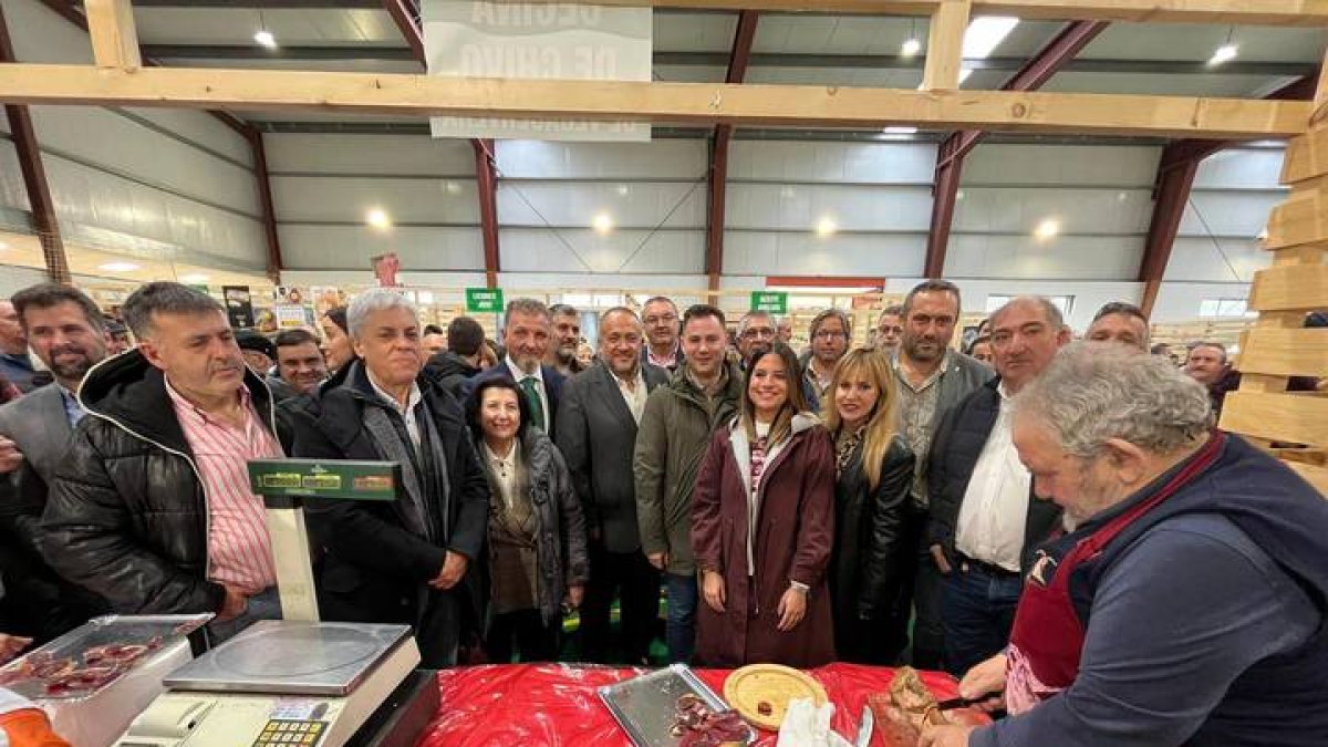 Imagen de la Feria de la Cecina de Chivo en Vegacervera.