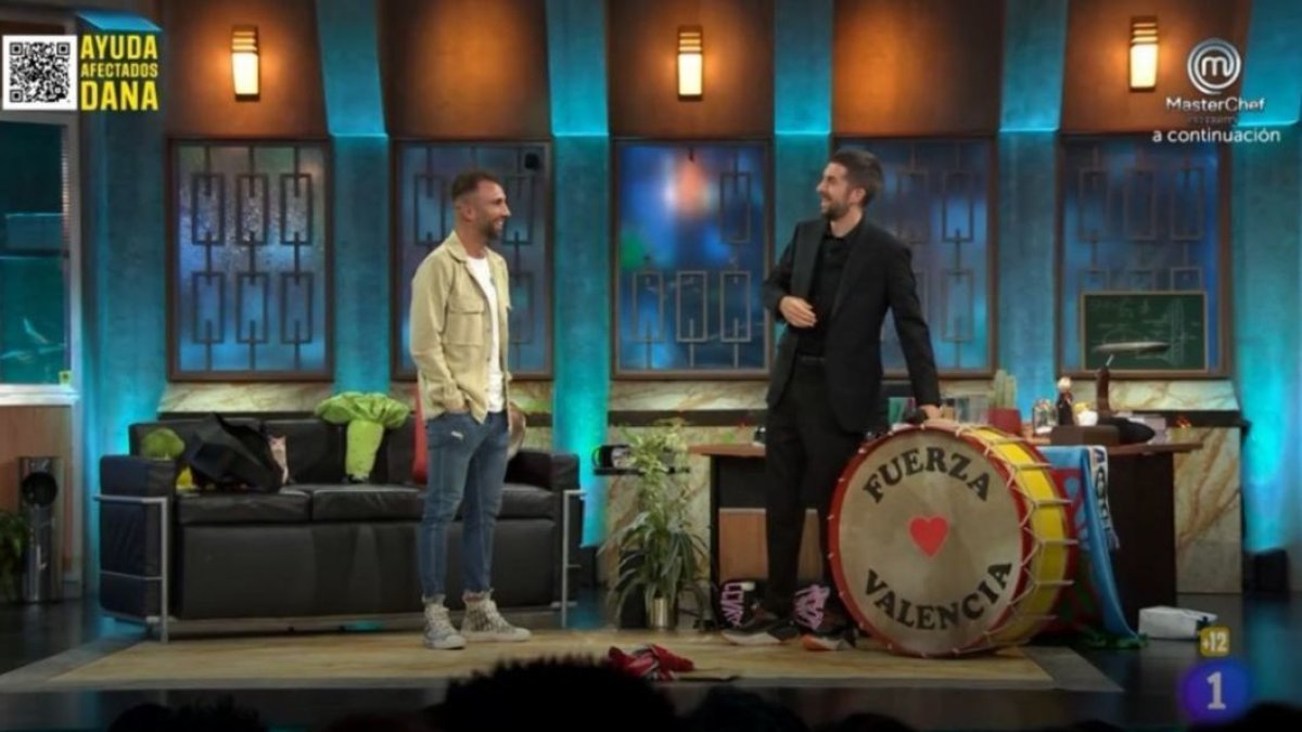 El exculturalista Pito Camacho y David Broncano.