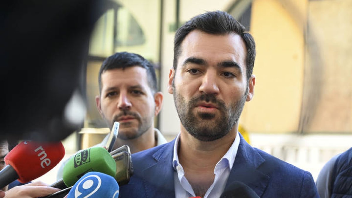 El portavoz del Grupo Municipal del Partido Popular del Ayuntamiento de León, David Fernández, en una imagen de archivo.