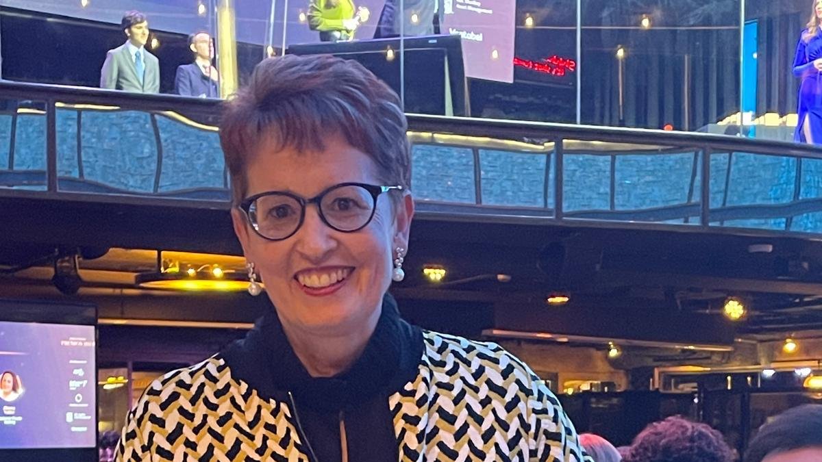 María Jesús Soto, en el acto en Madrid.