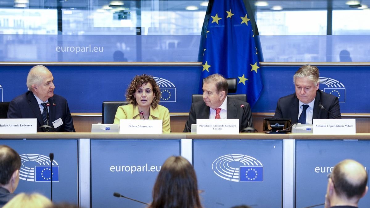 La eurodiputada del Partido Popular, Dolors Montserrat en el Europarlamento. Pablo Garrigós