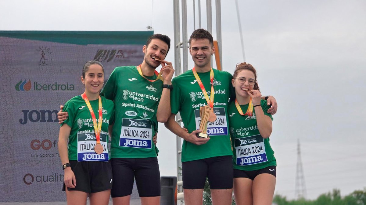 El ULE Sprint logra el bronce en el Nacional de campo a través. DL