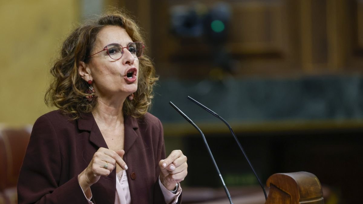 María Jesús Montero ayer, en el Congreso. mariscal