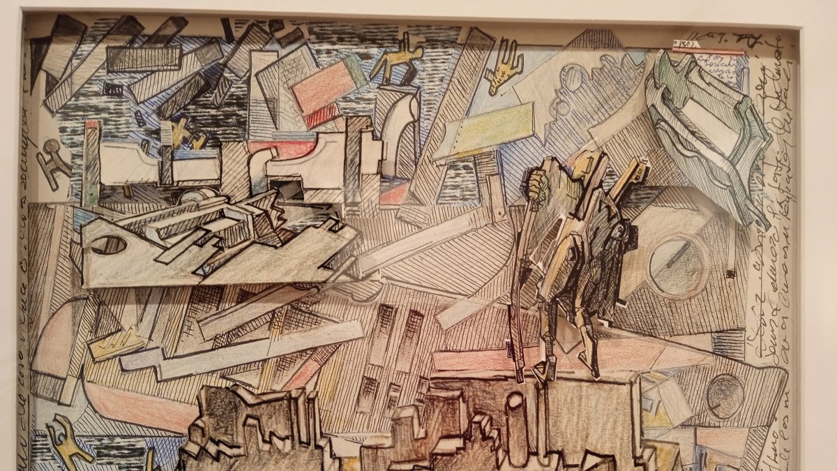 Una de las obras de Antón Diez que podrán contemplarse en la exposición 'Caballeros del Salitre'