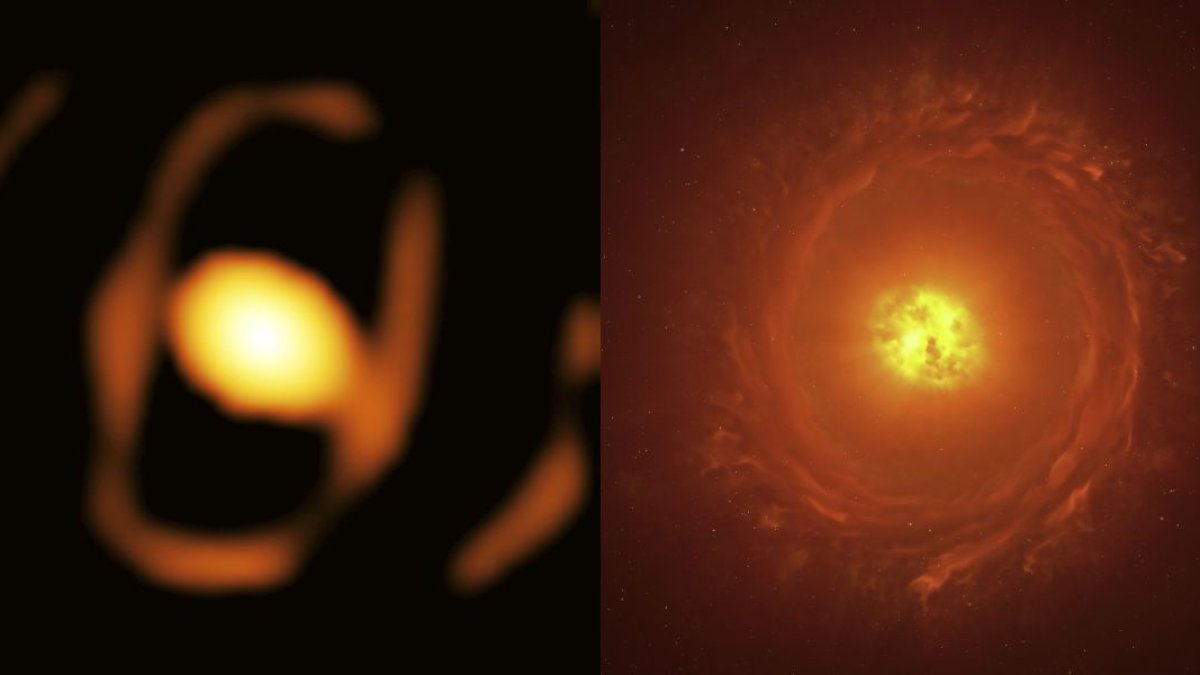 Una estrella situada a 160.000 años luz de la Tierra fue capturada con nitidez. efe