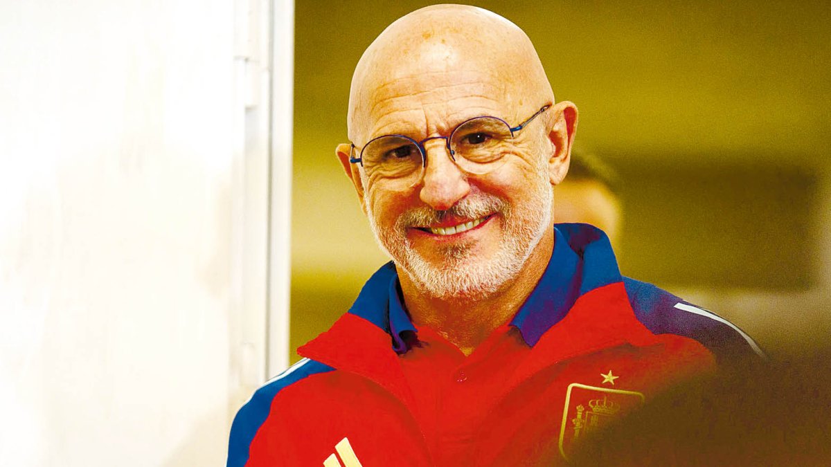 Luis de la Fuente, seleccionador nacional.