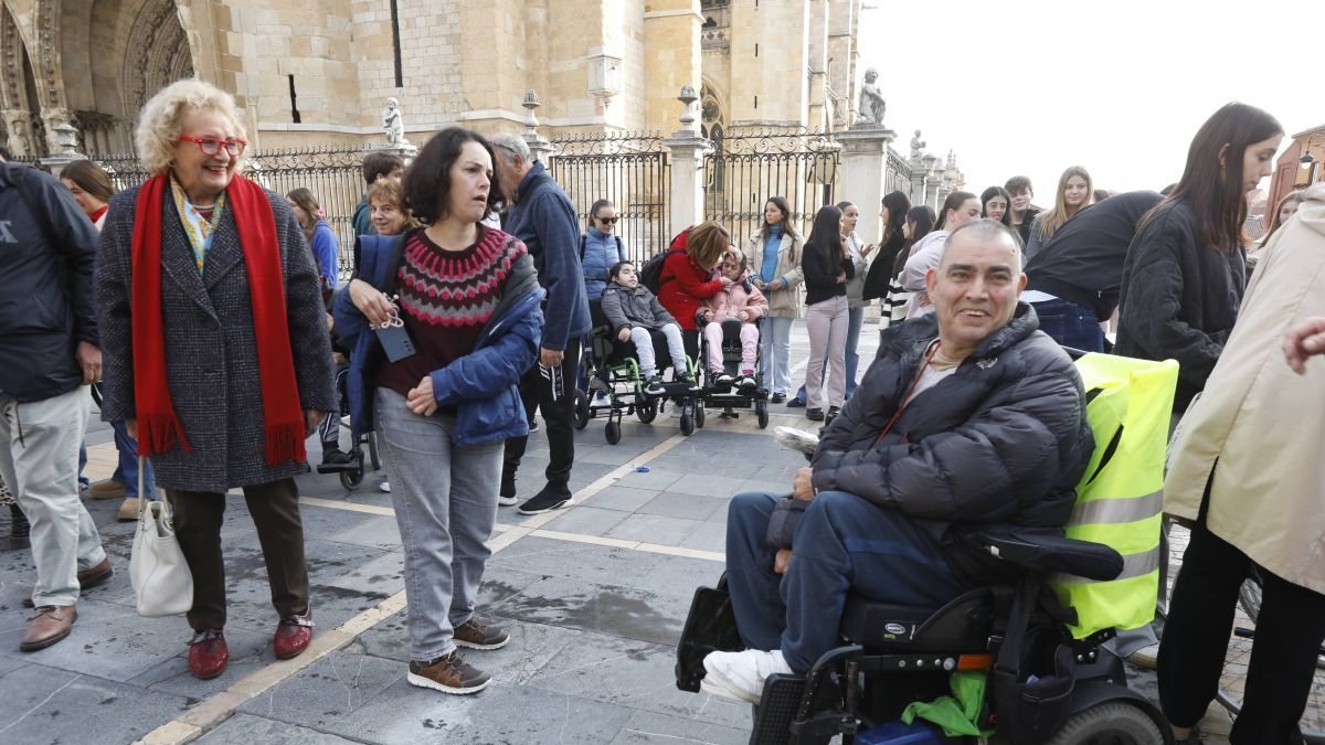 Personas usuarias y socias de Aspace León. ramiro