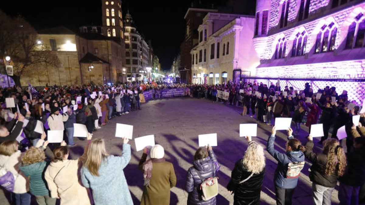 Manifestación contra la violencia machista.