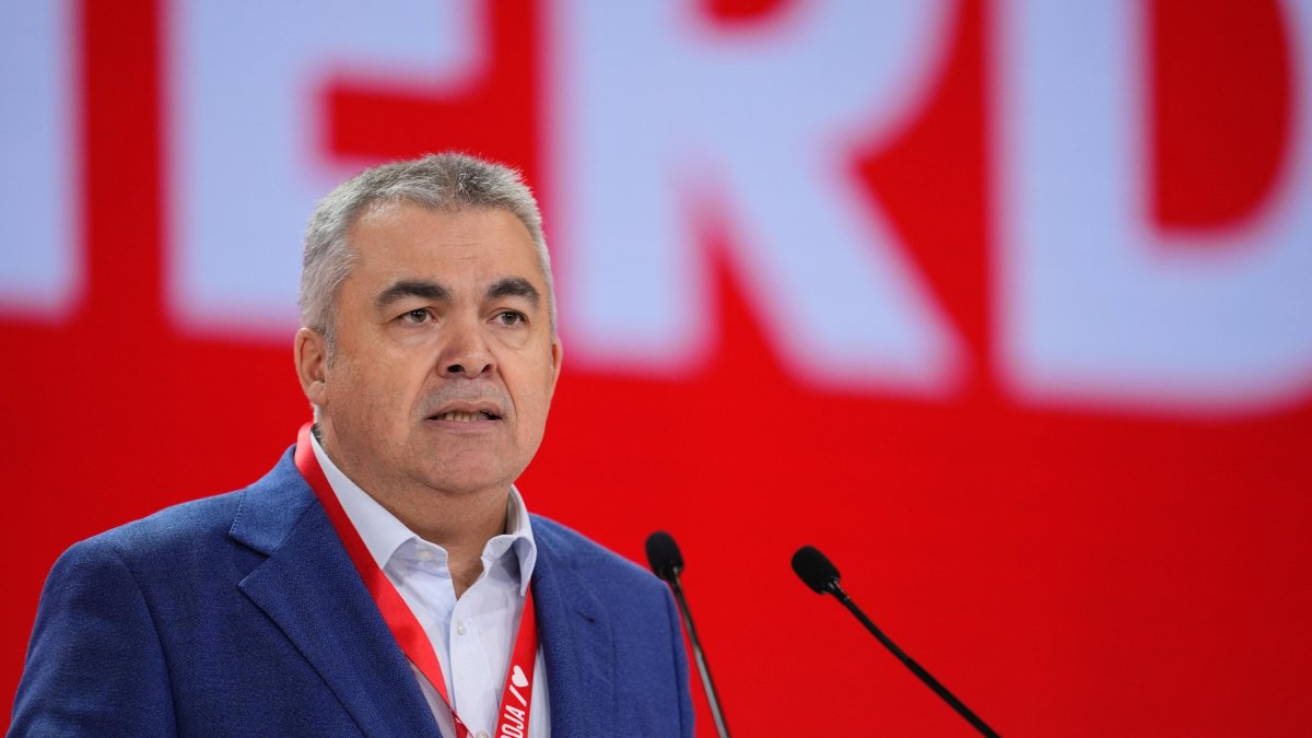 El secretario de Organización del PSOE, Santos Cerdán, presenta el balance de gestión de la Ejecutiva en el 41 Congreso Federal del PSOE