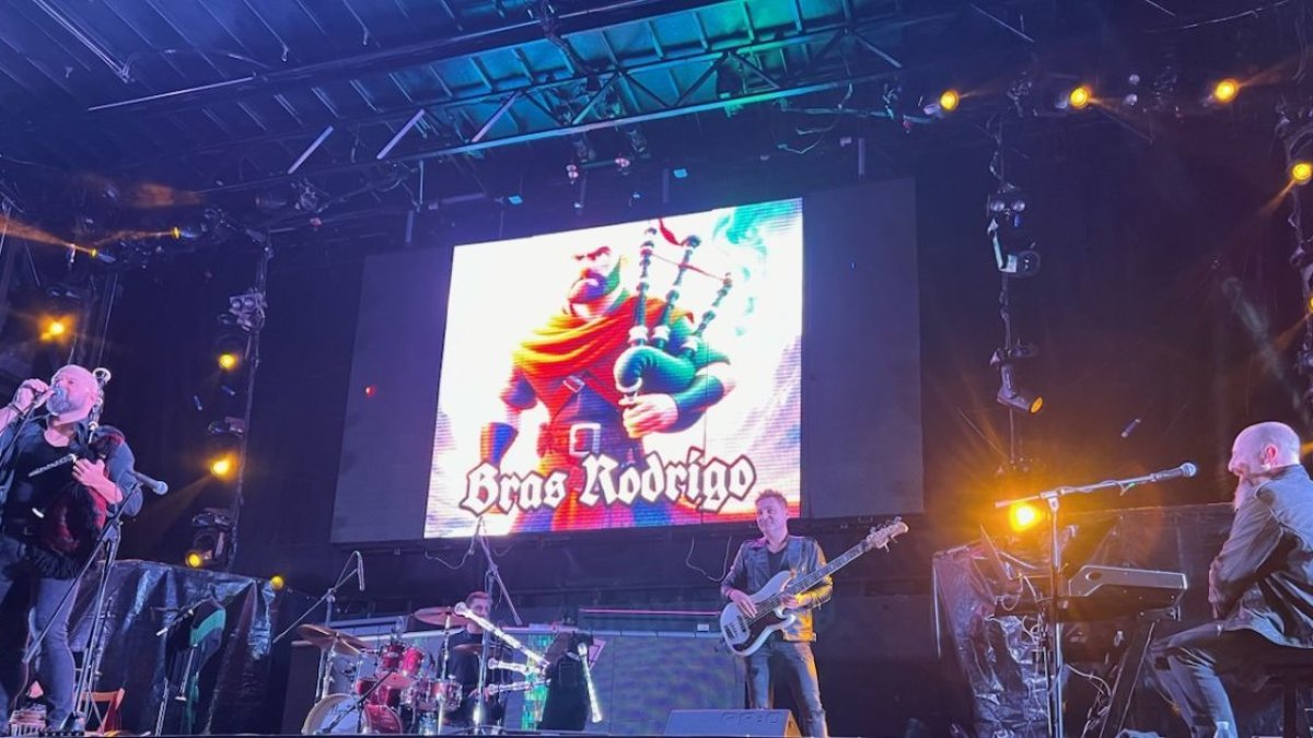 Imagen promocional de un concierto de Bras Rodrigo. dL