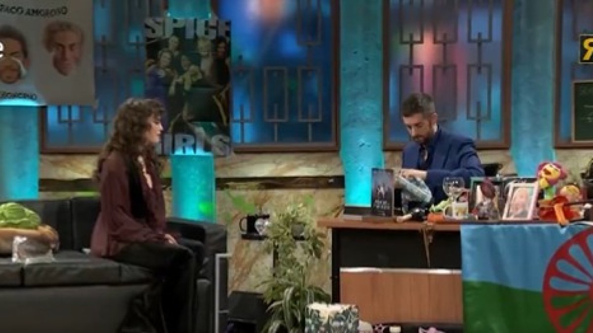 Un momento de La Revuelta con Gabriela Andrade de invitada.