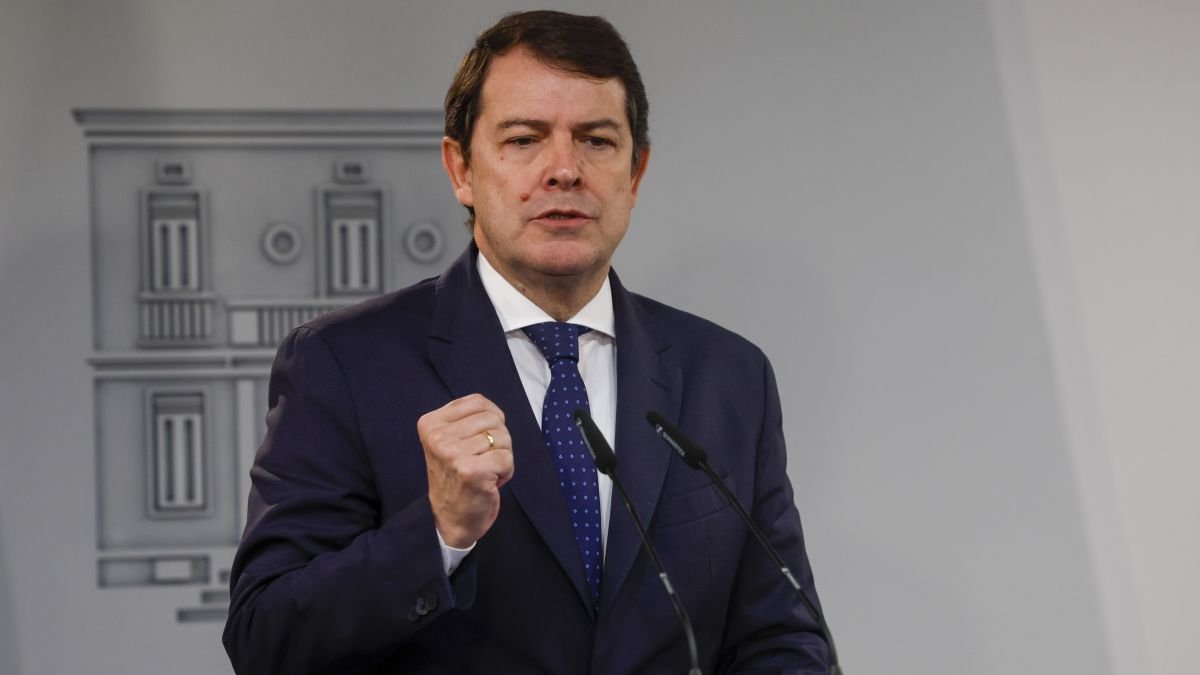 El presidente de la Junta de Castilla y León, Alfonso Fernández Mañueco. j.j. guillén