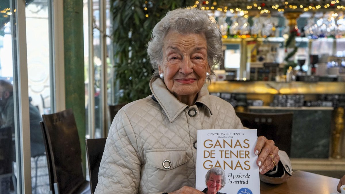 Conchita de Fuentes, una madrileña de 91 años que tiene más de 130 mil seguidores en Instagram. EFE/ María Alonso
