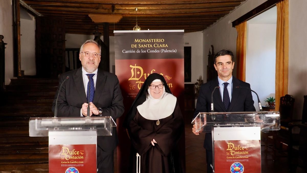 Carlos Pollán, sor Micaela y Juan Zapatero. dl