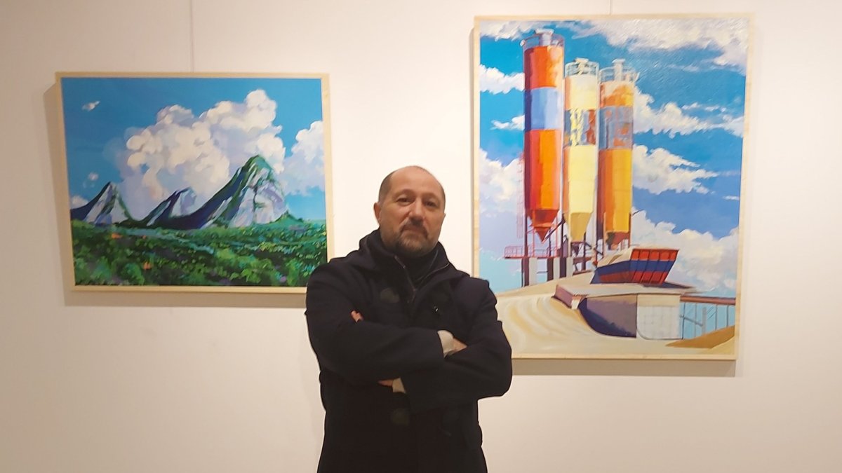 Quique Sánchez, en la inauguración.