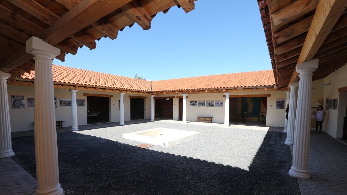 La ‘domus’ romana Las Pedreiras de Lago, en la localidad de Carucedo. ana f. barredo