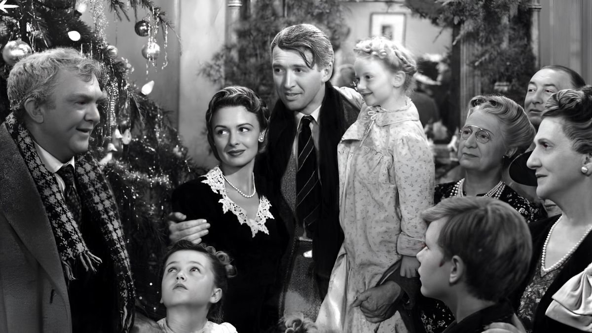 La emotiva escena culminante de ‘¡Qué bello es vivir!’, de Frank Capra. ARCHIVO