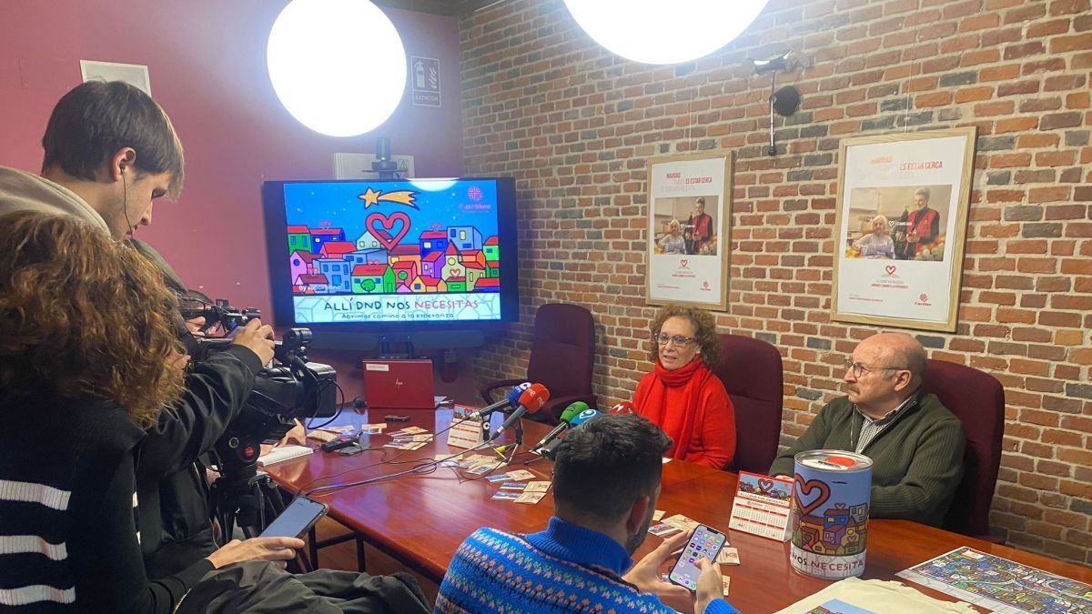 Presentación de la campaña de Navidad de Cáritas. DL