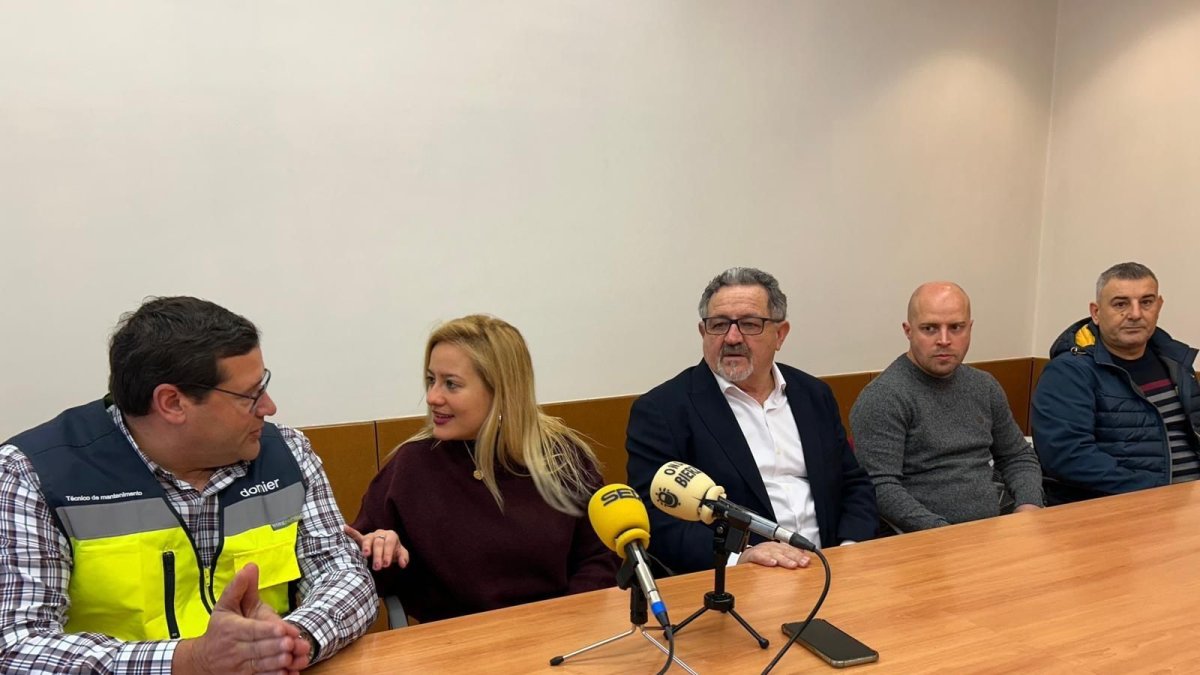 Momento de la rueda de prensa celebrada este jueves.