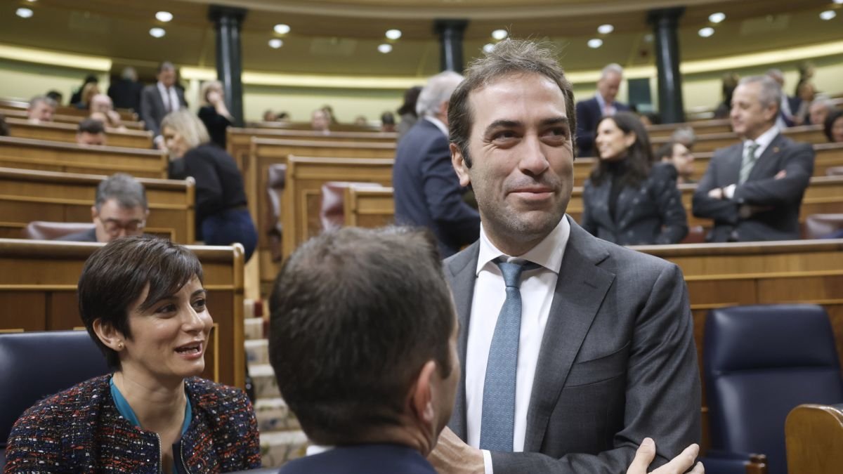 Carlos Cuerpo en el Congreso de los Diputados. firmaefe