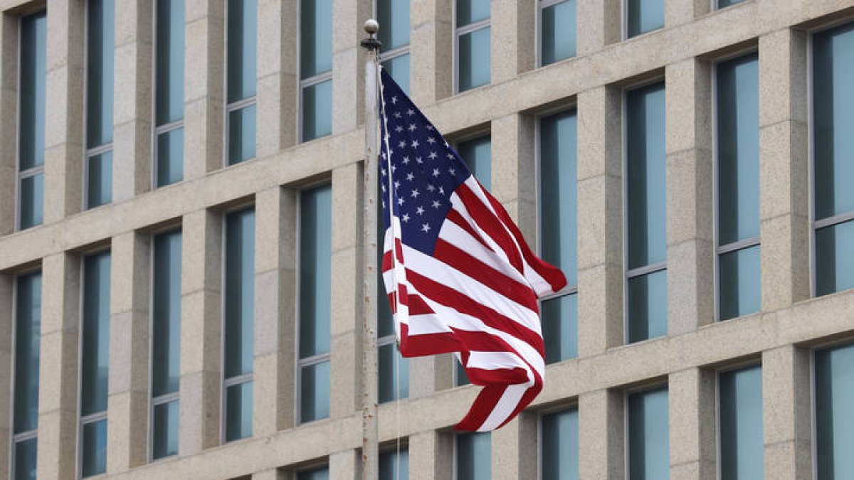 Fotografía de una bandera de los Estados Unidos.