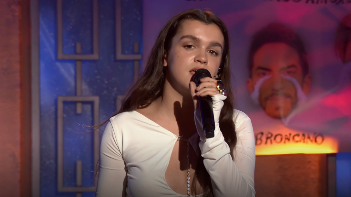 Amaia Romero en el programa de La Resistencia.