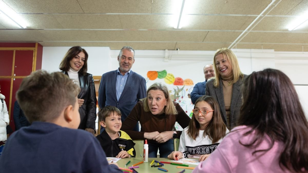 La vicepresidenta Isabel Blanco, ayer, en Soria. concha ortega